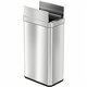 HLS Commercial 18 Gallon Wings Lid Sensor Trash Can - Wing Lid - 18 gal Capacity - Touchless - Sensor, Lid Closure, Touchless, B