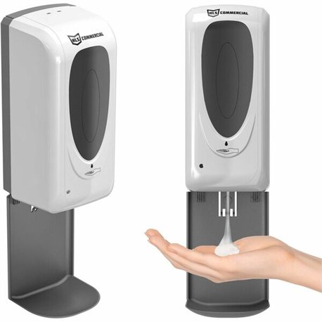HLS Commercial Wall Mount Sensor Sanitizer Dispenser - Automatic - 1.06 quart Capacity - Support 4 x C Battery - Wall Mountable,