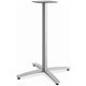 HON Between HBTTX42L Table Base - Textured Silver