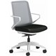 HON Cliq Chair - Black Fabric Seat - Fog Mesh Back - Designer White Frame - Black - Armrest