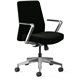 HON Cofi Managerial Chair - Mid Back - 5-star Base - Black - Armrest - 1 Each