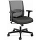 HON Convergence Chair - Iron Ore Fabric Seat - Black Mesh Back - Black Frame - 5-star Base - Iron Ore