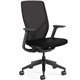 HON Flexion Task Chair - Black Fabric Seat - Black Mesh Back - Black Frame - 5-star Base - Armrest - 1 Each