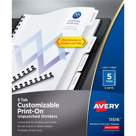 Avery Sure Feed Printable Glossy White Labels - Permanent Adhesive - Oval - Laser, Inkjet - White - Paper - 18 / Sheet - 90 Tota