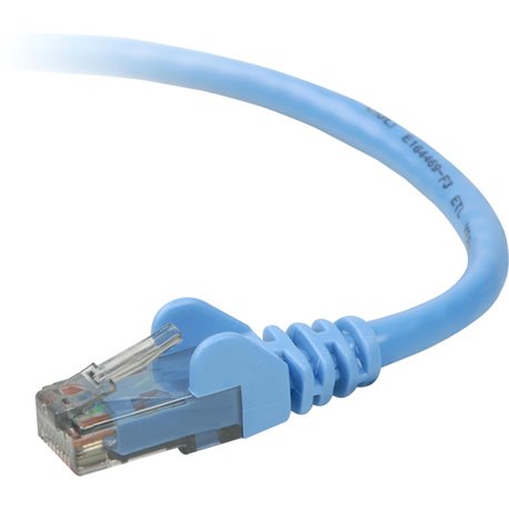 Belkin Cat.6 UTP Patch Cable - RJ-45 Male Network - RJ-45 Male Network - 14ft - Blue