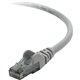 Belkin Cat.6 UTP Patch Cable - RJ-45 Male Network - RJ-45 Male Network - 25ft - Gray