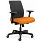 HON Ignition 2.0 Chair - Apricot Fabric Seat - Black Mesh Back - Black Frame - Apricot