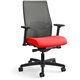 HON Ignition 2.0 Chair - Ruby Fabric Seat - Charcoal Mesh Back - Black Frame - Mid Back - Ruby