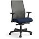 HON Ignition 2.0 Chair - Navy Fabric Seat - Charcoal Mesh Back - Black Frame - Mid Back - Navy