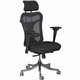 MooreCo Ergo Ex Ergonomic Office Chair - Black Seat - 5-star Base - 1 Each