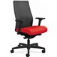 HON Ignition 2.0 Chair - Ruby Fabric Seat - Black Mesh Back - Black Frame - Mid Back - Ruby