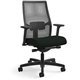 HON Ignition ReActiv Chair - Black Vinyl Seat - Black Mesh Back - Black Frame - Mid Back - Black