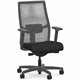 HON Ignition ReActiv Back Mid-back Task Chair - Black Frame - Mid Back - Black - Armrest - 1 Each