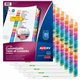 Avery Ready Index 31 Tab Dividers, Customizable TOC, 6 Sets - 186 x Divider(s) - 1-31, Table of Contents - 31 Tab(s)/Set - 8.5" 
