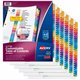 Avery A-Z Customizable Multicolor TOC Dividers - 156 x Divider(s) - A-Z, Table of Contents - 26 Tab(s)/Set - 8.5" Divider Width 