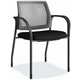 HON Ignition Chair - Black Fabric Seat - Charcoal Back - Black Steel Frame - Black - Armrest - 1 Each