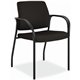 HON Ignition Chair - Black Steel Frame - Espresso - Armrest