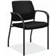 HON Ignition Chair - Black Steel Frame - Black - Armrest