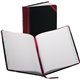 Boorum & Pease Boorum 38 Series Account Books - 150 Sheet(s) - Thread Sewn - 7.62" x 9.62" Sheet Size - Black - White Sheet(s) -