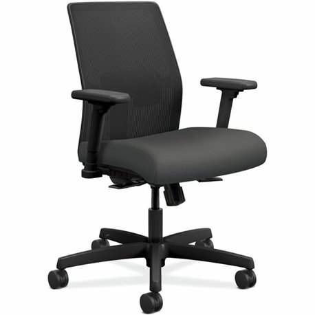 HON - Iron Ore Fabric Seat - Mesh Back - Black Frame - 5-star Base - 1 Each