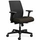 HON - Espresso Fabric Seat - Mesh Back - Black Frame - 5-star Base - 1 Each