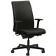 HON Ignition Chair - Black Vinyl Seat - Black Fabric Back - Black Frame - Mid Back - 5-star Base - Black