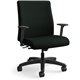 HON Ignition Chair - Black Vinyl Seat - Black Fabric Back - Black Frame - Mid Back - Black