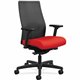 HON Ignition Black Mesh Back Chair - Fabric Seat - Ruby Fabric, Polyurethane Seat - Black Mesh Back - Black Frame - Mid Back - 5