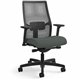 HON Ignition ReActiv Back Task Chair - Fabric Seat - Iron Ore Fabric Seat - Black Mesh Back - Black Frame - 5-star Base - 1 Each