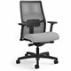 HON Ignition ReActiv Back Task Chair - Fabric Seat - Frost Fabric Seat - Black Mesh Back - Black Frame - 5-star Base - 1 Each