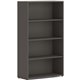 HON Mod HLPLBC3013B4 Book Case - 30" x 13"53" - 4 Shelve(s) - 2 Adjustable Shelf(ves) - Finish: Slate Teak - Adjustable Shelf, D