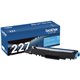 Brother Genuine TN-227C High Yield Cyan Toner Cartridge - 2300 Pages