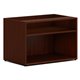 HON Mod Low Storage Credenza | Open | 30"W | Traditional Mahogany Finish - 30" x 20"21" - Finish: Traditional Mahogany