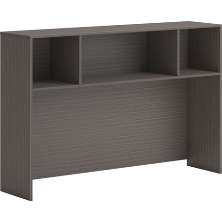 HON Mod Slate Teak Laminate Desk Component - 60" x 14"39.3" - Finish: Gray, Slate Teak Laminate