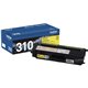 Brother Genuine TN310Y Yellow Toner Cartridge - Laser - 1500 Pages - Yellow - 1 Each