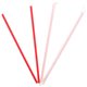 Banyan Giant Red Straws - Wrapped - 10.3" Length - 1200 / Carton - Red