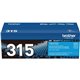 Brother Genuine TN315C High Yield Cyan Toner Cartridge. - Laser - 3500 Pages - Cyan - 1 Each