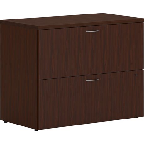 HON Mod HLPLLF3620L2 Lateral File - 36" x 20"29" - 2 x File Drawer(s) - Finish: Traditional Mahogany, Laminate