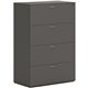 HON Mod HLPLLF3620L4 Lateral File - 36" x 20"53" - 4 Drawer(s) - Finish: Slate Teak