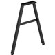 HON Mod HLPLLEG24A Worksurface A-Leg - 24" - Finish: Black