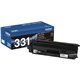 Brother Genuine TN331BK Black Toner Cartridge - Laser - 2500 Pages - Black - 1 Each