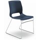 HON Motivate Chair - Plastic Seat - Plastic Back - Chrome Steel, Reinforced Resin Frame - Plastic