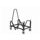 HON Motivate HMSCART Chair Cart - Steel - Black - For 40 Devices