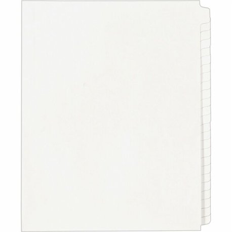 Avery Standard Collated Legal Dividers - 1 x Divider(s) - Blank Side Tab(s) - 25 Tab(s)/Set - 8.5" Divider Width x 11" Divider L