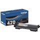 Brother Genuine TN420 Mono Laser Toner Cartridge - Laser - Monochrome Toner - Black - 1 Each