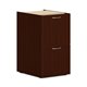 HON Mod HLPLPSFF Pedestal - 15" x 20"28" - 2 x File Drawer(s) - Finish: Traditional Mahogany