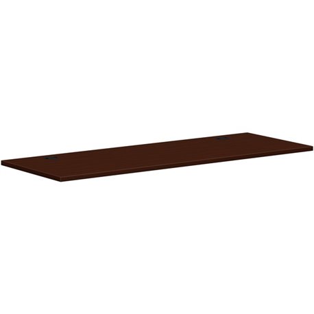 HON Mod HLPLRW6624 Work Surface - 66" x 24" - Finish: Traditional Mahogany, Laminate