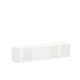 HON Mod Wall Mounted Storage | Open | 60"W | Simply White Finish - 60" x 14"39.8" - Finish: Simply White