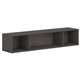 HON Mod Wall Mounted Storage | Open | 66"W | Slate Teak Finish - 66" x 14"39.8" - Finish: Slate Teak