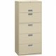 HON Brigade 600 H675 Lateral File - 30" x 18"67" - 5 Drawer(s) - Finish: Putty